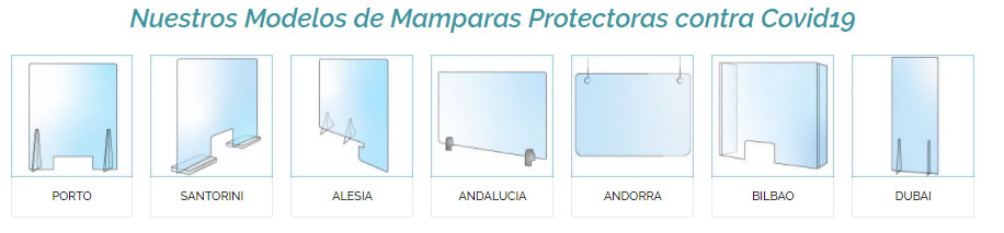 Tipos de mamparas